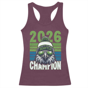 2026 Champion Seattle Racerback Tank Top 12s Fan Pride TS12 Maroon Print Your Wear
