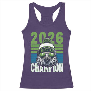 2026 Champion Seattle Racerback Tank Top 12s Fan Pride TS12 Purple Print Your Wear