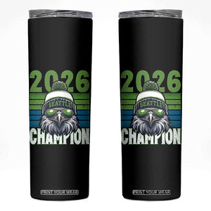 2026 Champion Seattle Skinny Tumbler 12s Fan Pride TS12 Black Print Your Wear