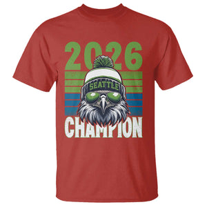 2026 Champion Seattle T Shirt 12s Fan Pride TS12 Red Print Your Wear