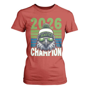 2026 Champion Seattle T Shirt For Women 12s Fan Pride TS12 Red Print Your Wear