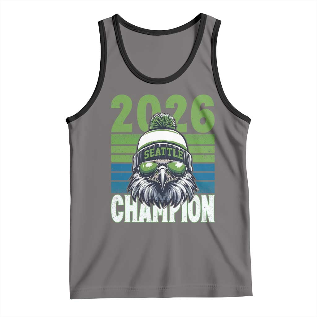 2026 Champion Seattle Tank Top 12s Fan Pride TS12 Deep Heather Black Print Your Wear