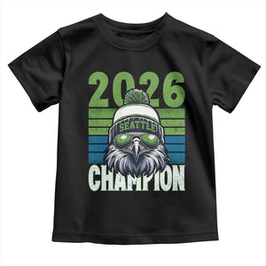 2026 Champion Seattle Toddler T Shirt 12s Fan Pride TS12 Black Print Your Wear