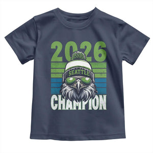 2026 Champion Seattle Toddler T Shirt 12s Fan Pride TS12 Navy Print Your Wear