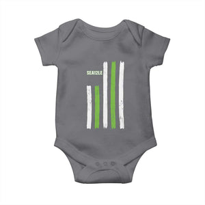 SEA12LE Champion Football Fan Gift Baby Onesie Blue Green Pride TS12 Charcoal Print Your Wear