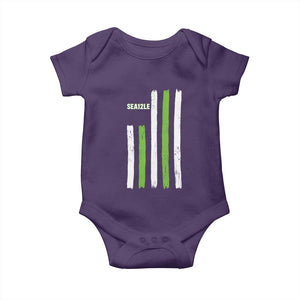 SEA12LE Champion Football Fan Gift Baby Onesie Blue Green Pride TS12 Purple Print Your Wear