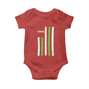 SEA12LE Champion Football Fan Gift Baby Onesie Blue Green Pride TS12 Red Print Your Wear