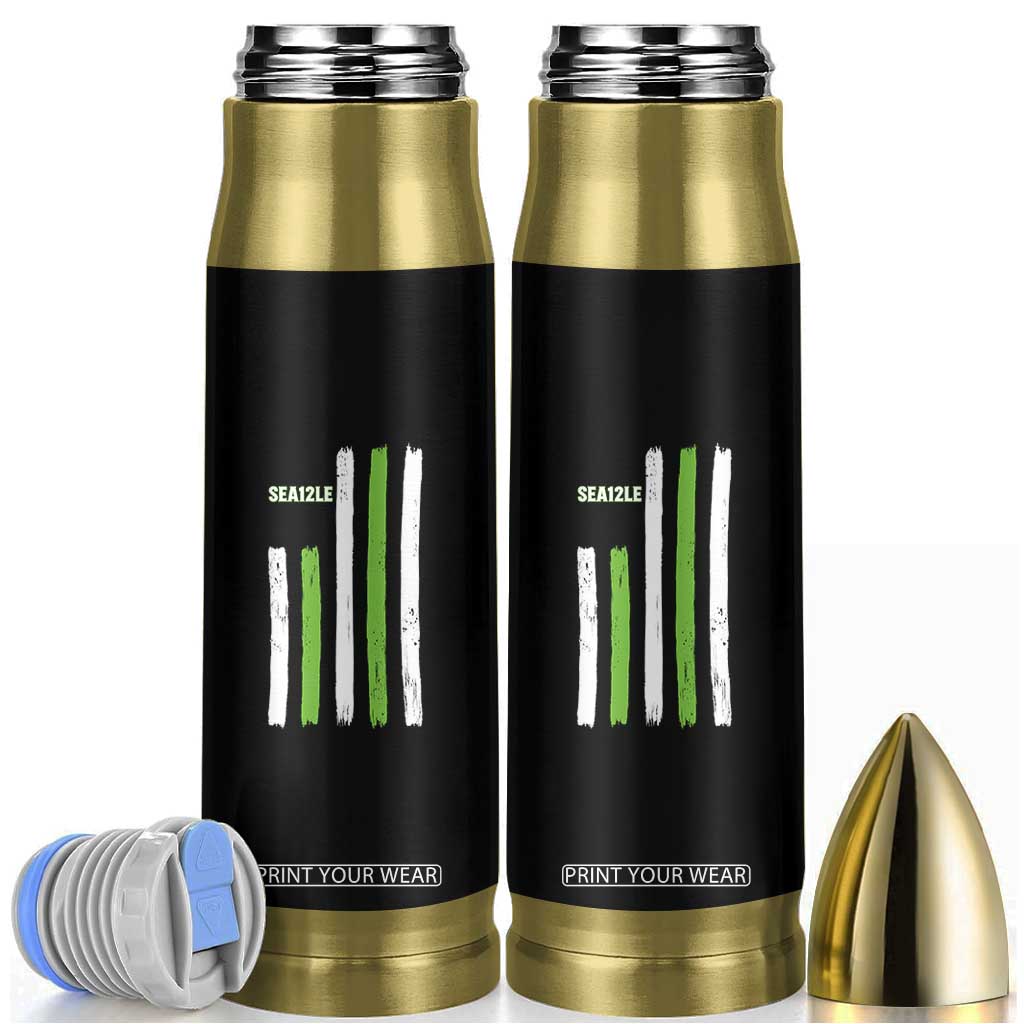 SEA12LE Champion Football Fan Gift Bullet Tumbler Blue Green Pride TS12 Black Print Your Wear
