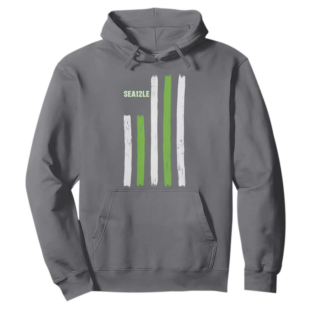 SEA12LE Champion Football Fan Gift Hoodie Blue Green Pride TS12 Charcoal Print Your Wear
