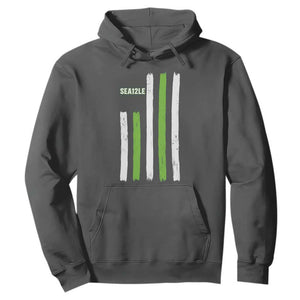 SEA12LE Champion Football Fan Gift Hoodie Blue Green Pride TS12 Dark Heather Print Your Wear