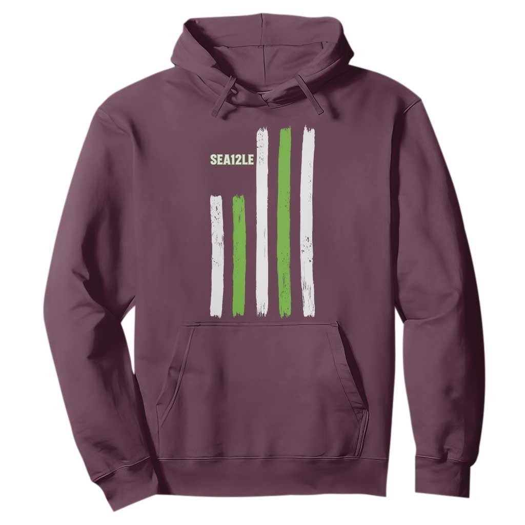 SEA12LE Champion Football Fan Gift Hoodie Blue Green Pride TS12 Maroon Print Your Wear