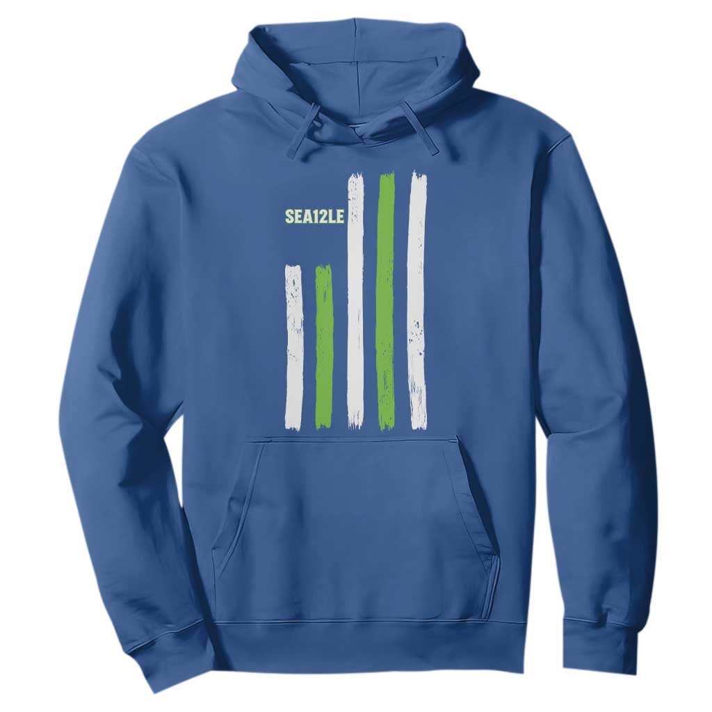 SEA12LE Champion Football Fan Gift Hoodie Blue Green Pride TS12 Royal Blue Print Your Wear