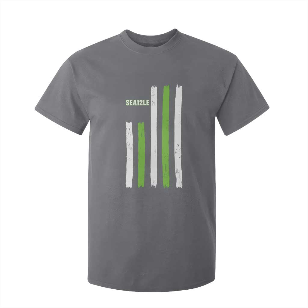 SEA12LE Champion Football Fan Gift T Shirt For Kid Blue Green Pride TS12 Charcoal Print Your Wear