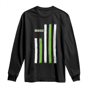 SEA12LE Champion Football Fan Gift Long Sleeve Shirt Blue Green Pride TS12 Black Print Your Wear