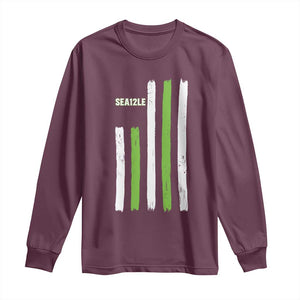 SEA12LE Champion Football Fan Gift Long Sleeve Shirt Blue Green Pride TS12 Maroon Print Your Wear