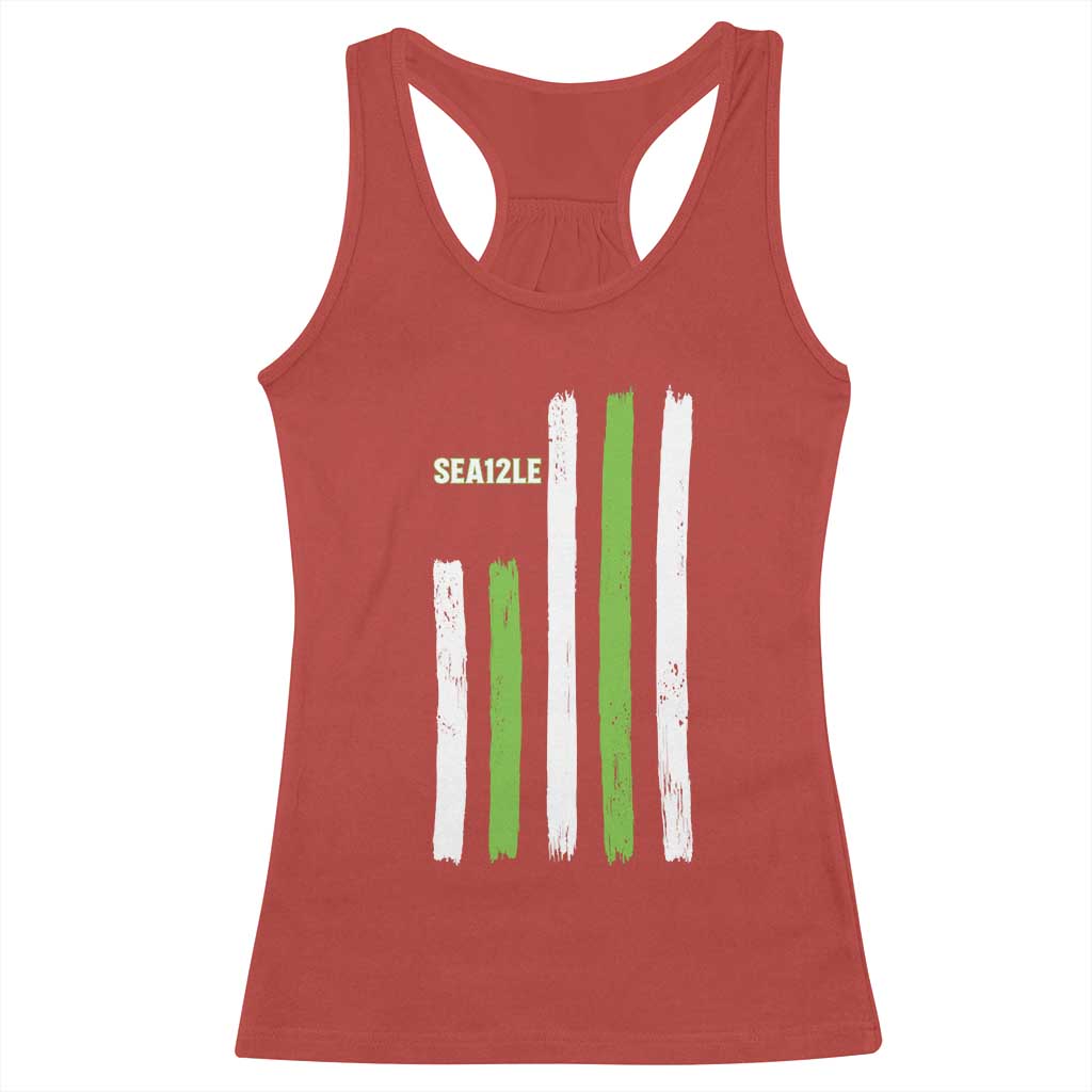 SEA12LE Champion Football Fan Gift Racerback Tank Top Blue Green Pride TS12 Red Print Your Wear