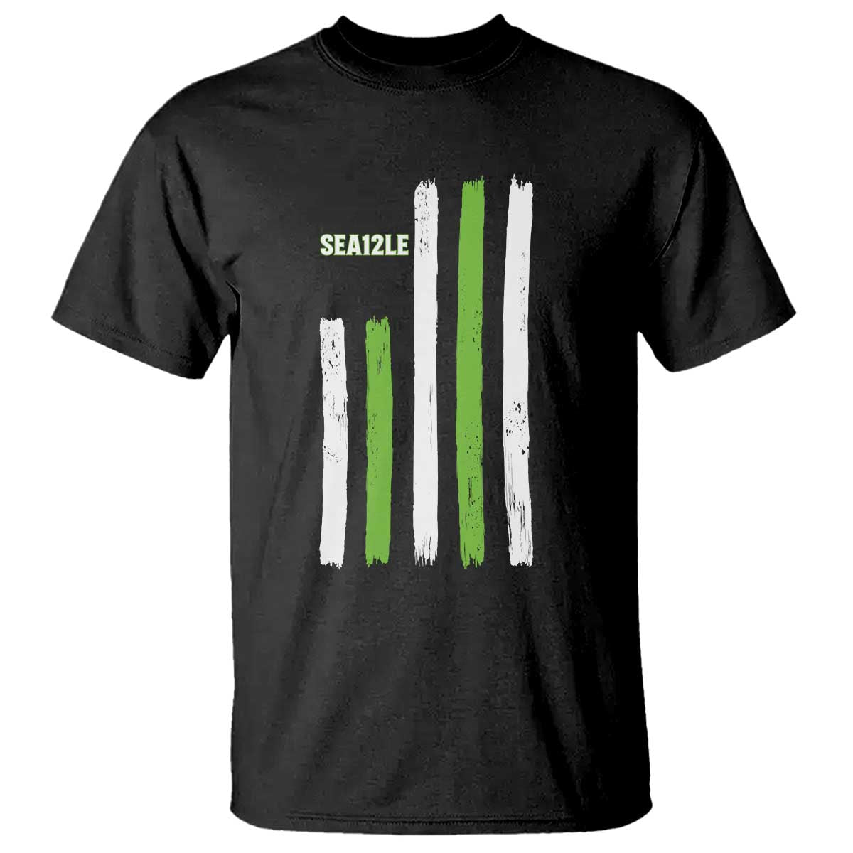 SEA12LE Champion Football Fan Gift T Shirt Blue Green Pride TS12 Black Print Your Wear