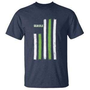 SEA12LE Champion Football Fan Gift T Shirt Blue Green Pride TS12 Navy Print Your Wear