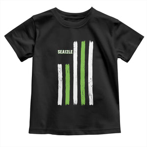 SEA12LE Champion Football Fan Gift Toddler T Shirt Blue Green Pride TS12 Black Print Your Wear