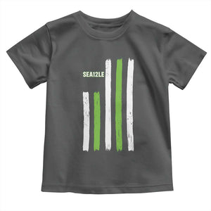 SEA12LE Champion Football Fan Gift Toddler T Shirt Blue Green Pride TS12 Dark Heather Print Your Wear