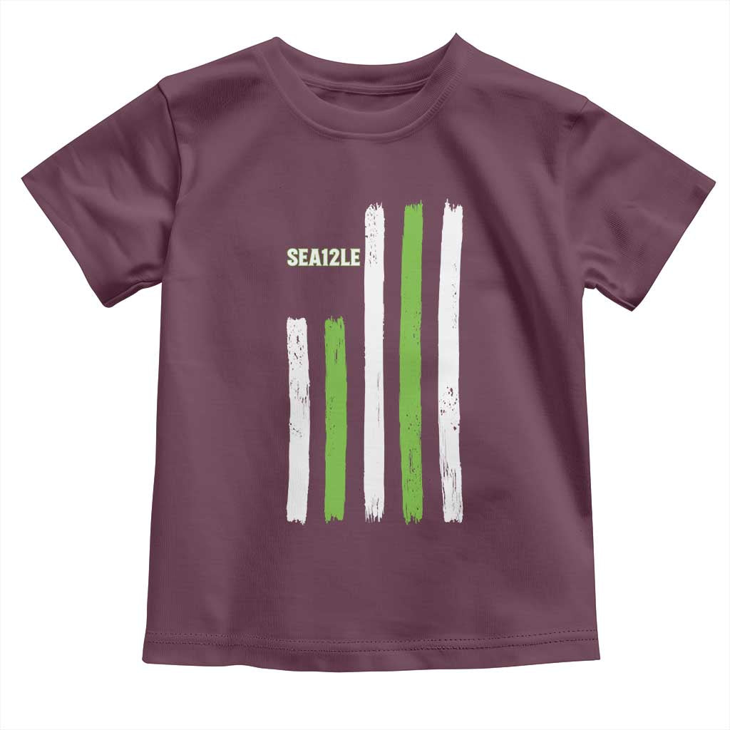 SEA12LE Champion Football Fan Gift Toddler T Shirt Blue Green Pride TS12 Maroon Print Your Wear