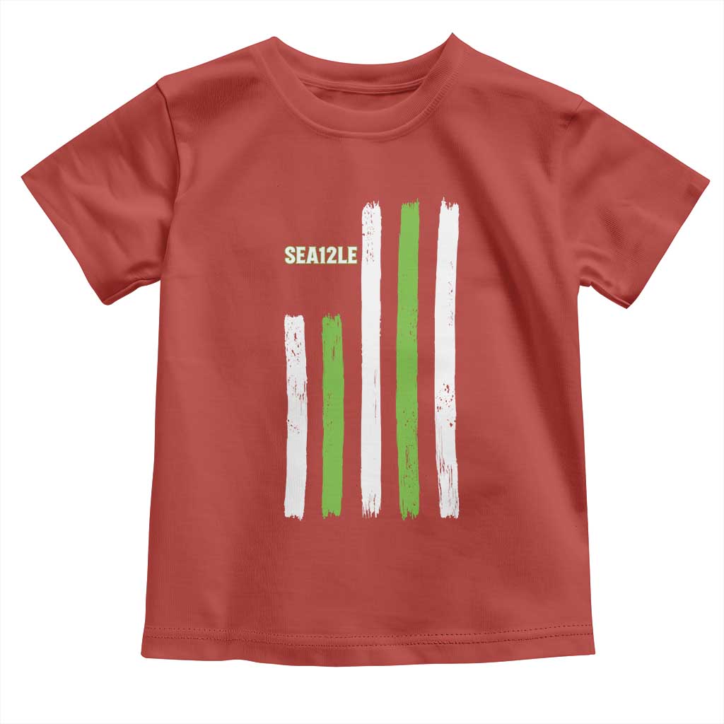SEA12LE Champion Football Fan Gift Toddler T Shirt Blue Green Pride TS12 Red Print Your Wear
