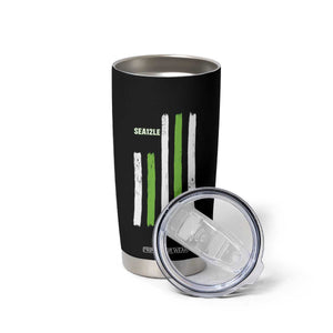 SEA12LE Champion Football Fan Gift Tumbler Cup Blue Green Pride TS12 Print Your Wear