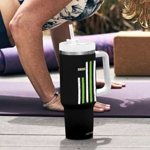 SEA12LE Champion Football Fan Gift Tumbler With Handle Blue Green Pride TS12 Print Your Wear