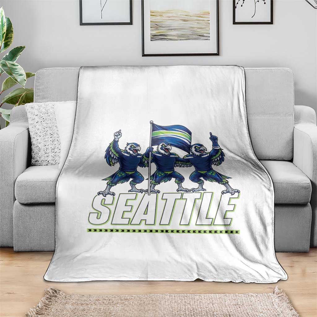 Seattle Fan Pride Victory Celebration Throw Blanket Gift For Sports Lovers TS12 Print Your Wear