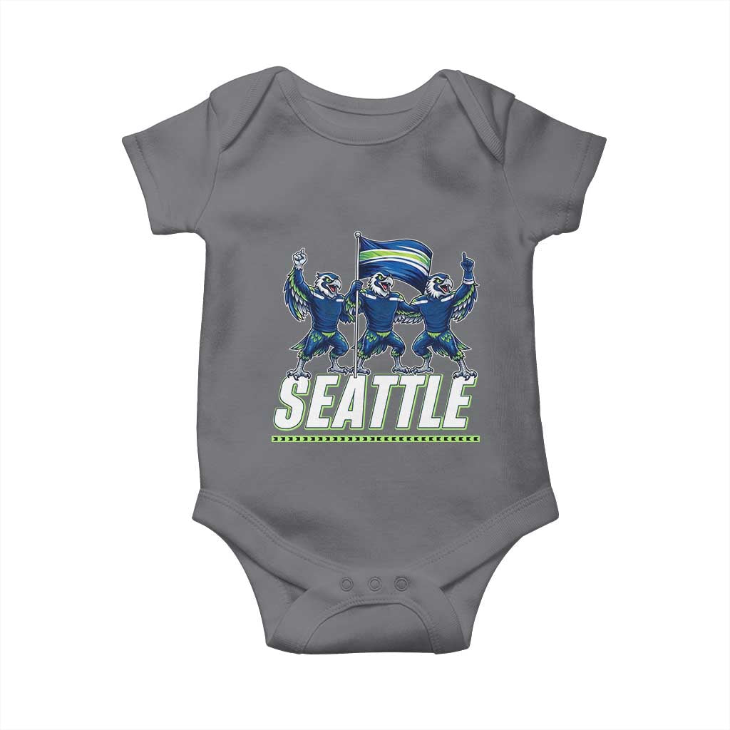 Seattle Fan Pride Victory Celebration Baby Onesie Gift For Sports Lovers TS12 Charcoal Print Your Wear