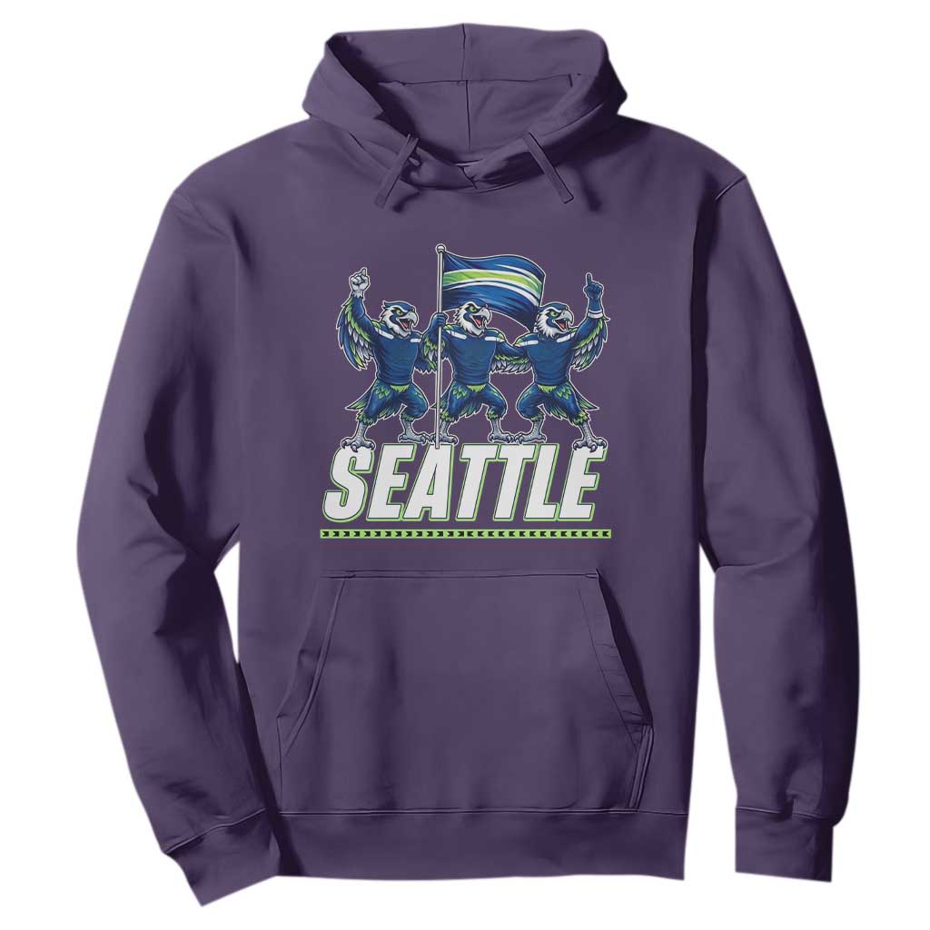 Seattle Fan Pride Victory Celebration Hoodie Gift For Sports Lovers TS12 Purple Print Your Wear
