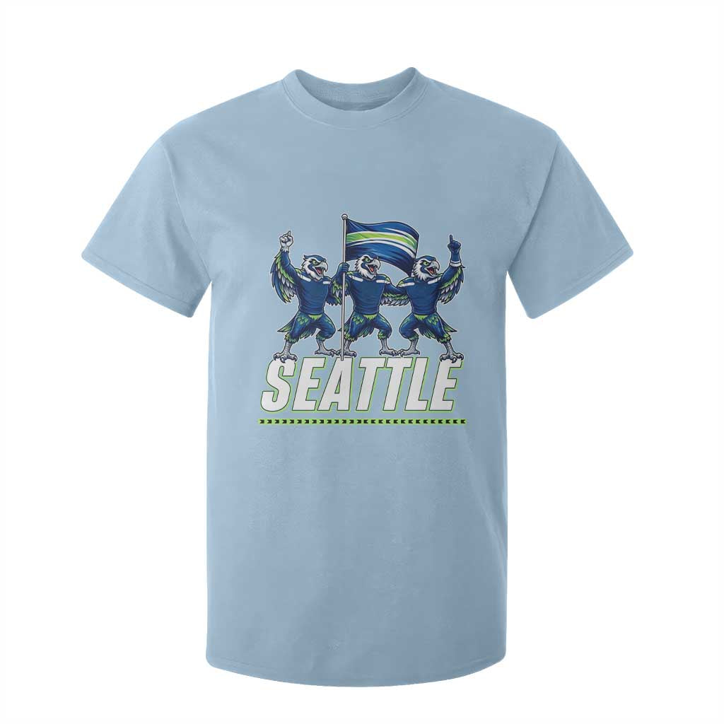 Seattle Fan Pride Victory Celebration T Shirt For Kid Gift For Sports Lovers TS12 Light Blue Print Your Wear