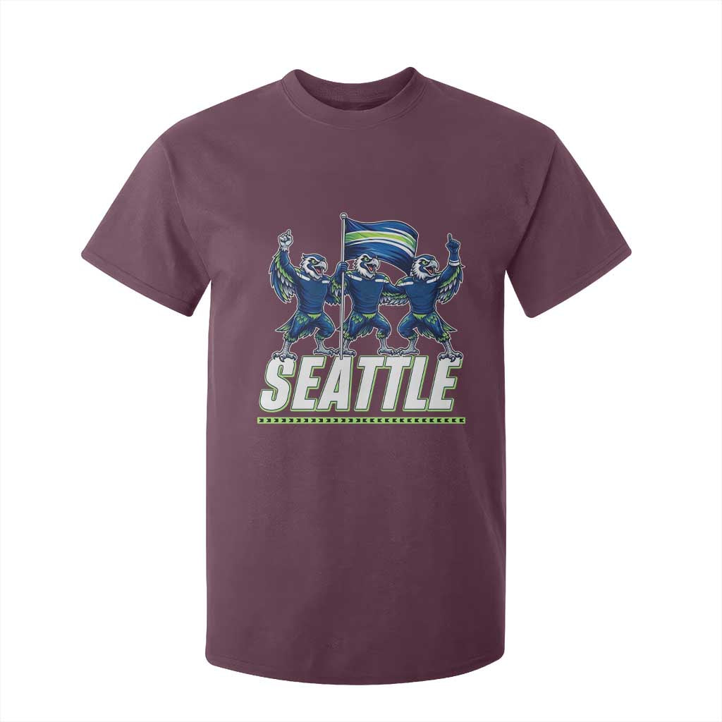 Seattle Fan Pride Victory Celebration T Shirt For Kid Gift For Sports Lovers TS12 Maroon Print Your Wear