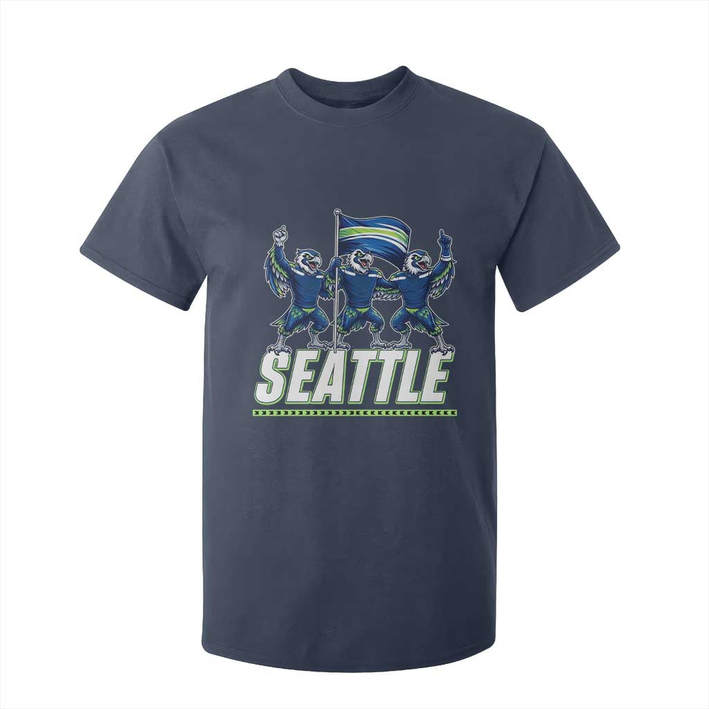 Seattle Fan Pride Victory Celebration T Shirt For Kid Gift For Sports Lovers TS12 Navy Print Your Wear