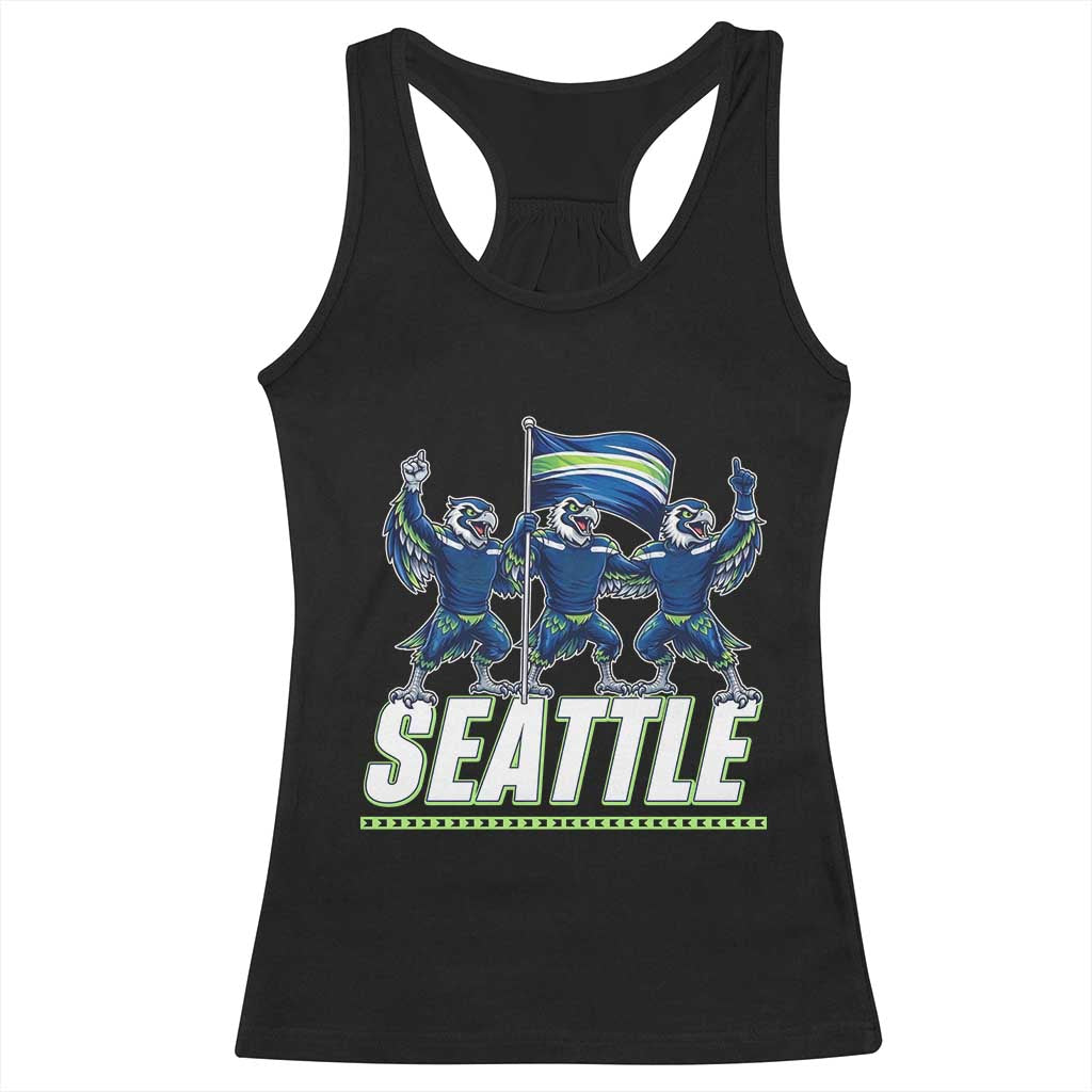 Seattle Fan Pride Victory Celebration Racerback Tank Top Gift For Sports Lovers TS12 Black Print Your Wear