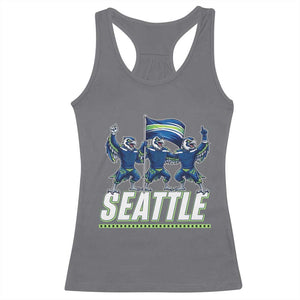 Seattle Fan Pride Victory Celebration Racerback Tank Top Gift For Sports Lovers TS12 Charcoal Print Your Wear