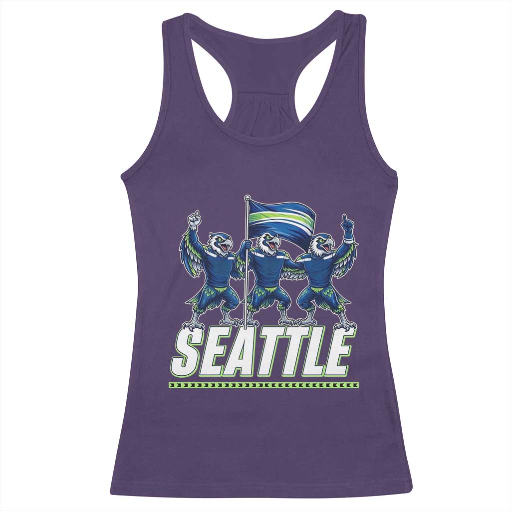 Seattle Fan Pride Victory Celebration Racerback Tank Top Gift For Sports Lovers TS12 Purple Print Your Wear