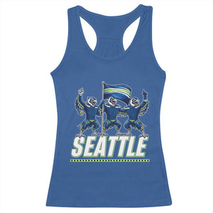 Seattle Fan Pride Victory Celebration Racerback Tank Top Gift For Sports Lovers TS12 Royal Blue Print Your Wear