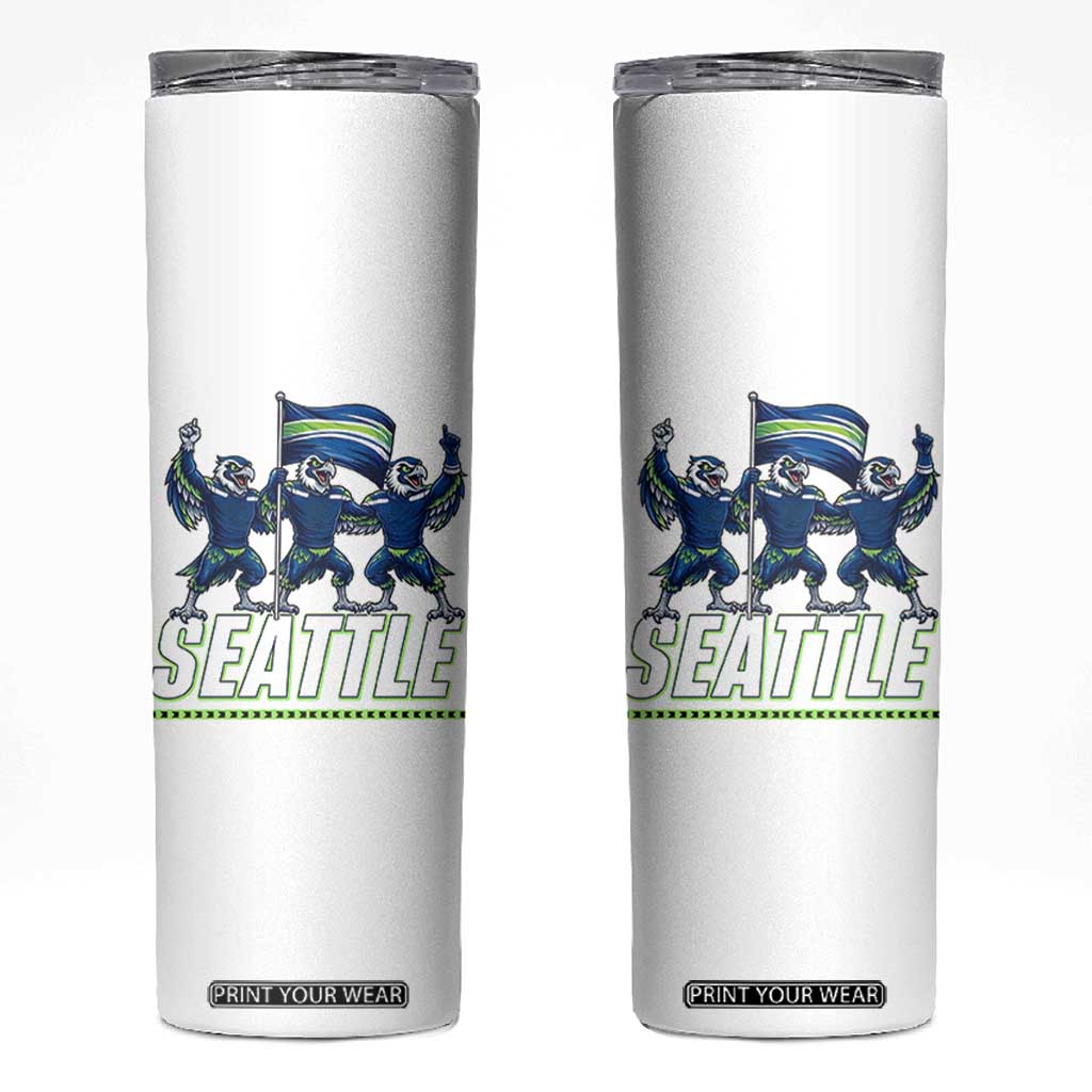 Seattle Fan Pride Victory Celebration Skinny Tumbler Gift For Sports Lovers TS12 White Print Your Wear