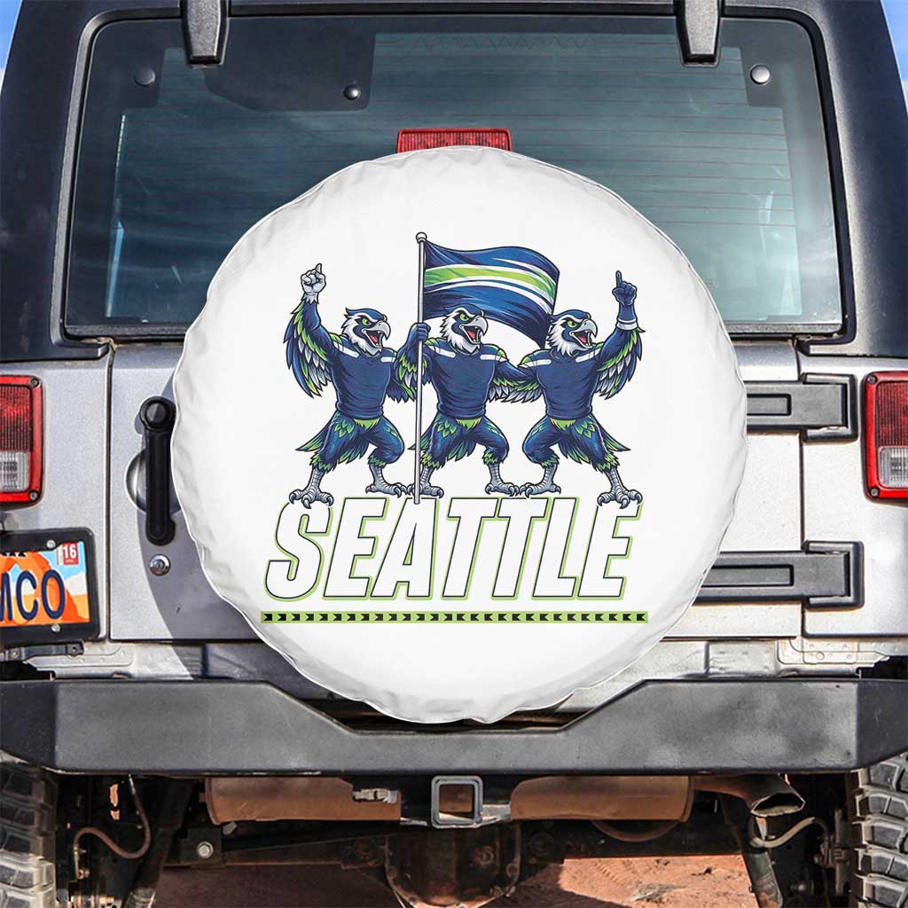 Seattle Fan Pride Victory Celebration Spare Tire Cover Gift For Sports Lovers TS12 No hole Black Print Your Wear
