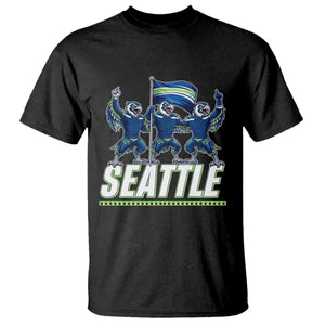 Seattle Fan Pride Victory Celebration T Shirt Gift For Sports Lovers TS12 Black Print Your Wear