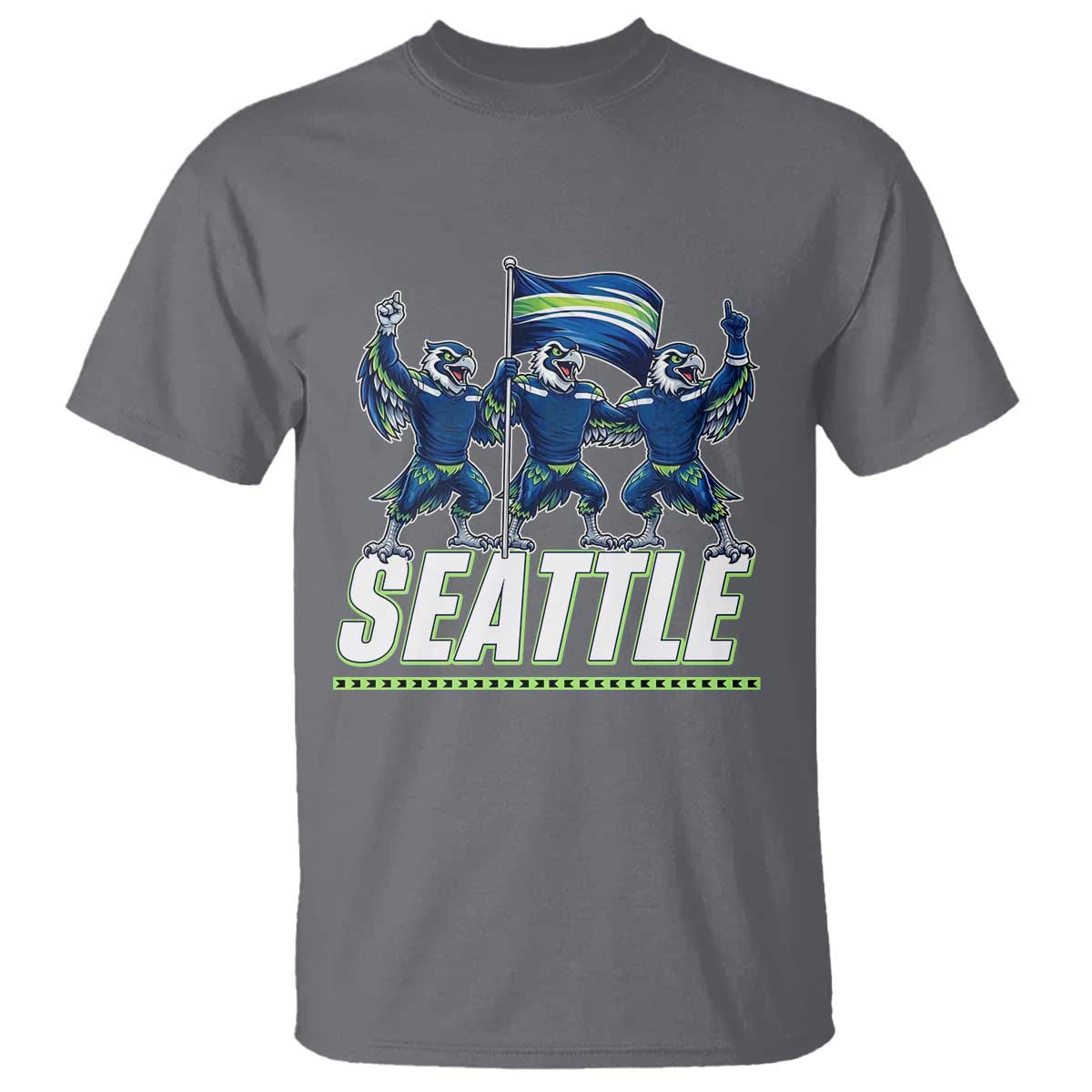 Seattle Fan Pride Victory Celebration T Shirt Gift For Sports Lovers TS12 Charcoal Print Your Wear