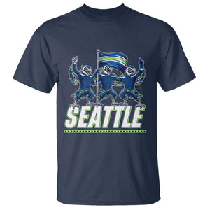 Seattle Fan Pride Victory Celebration T Shirt Gift For Sports Lovers TS12 Navy Print Your Wear