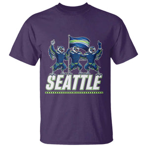 Seattle Fan Pride Victory Celebration T Shirt Gift For Sports Lovers TS12 Purple Print Your Wear