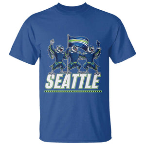 Seattle Fan Pride Victory Celebration T Shirt Gift For Sports Lovers TS12 Royal Blue Print Your Wear