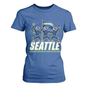 Seattle Fan Pride Victory Celebration T Shirt For Women Gift For Sports Lovers TS12 Royal Blue Print Your Wear