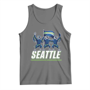 Seattle Fan Pride Victory Celebration Tank Top Gift For Sports Lovers TS12 Black Heather Print Your Wear