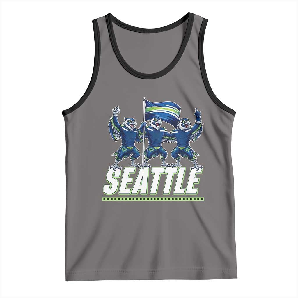Seattle Fan Pride Victory Celebration Tank Top Gift For Sports Lovers TS12 Deep Heather Black Print Your Wear