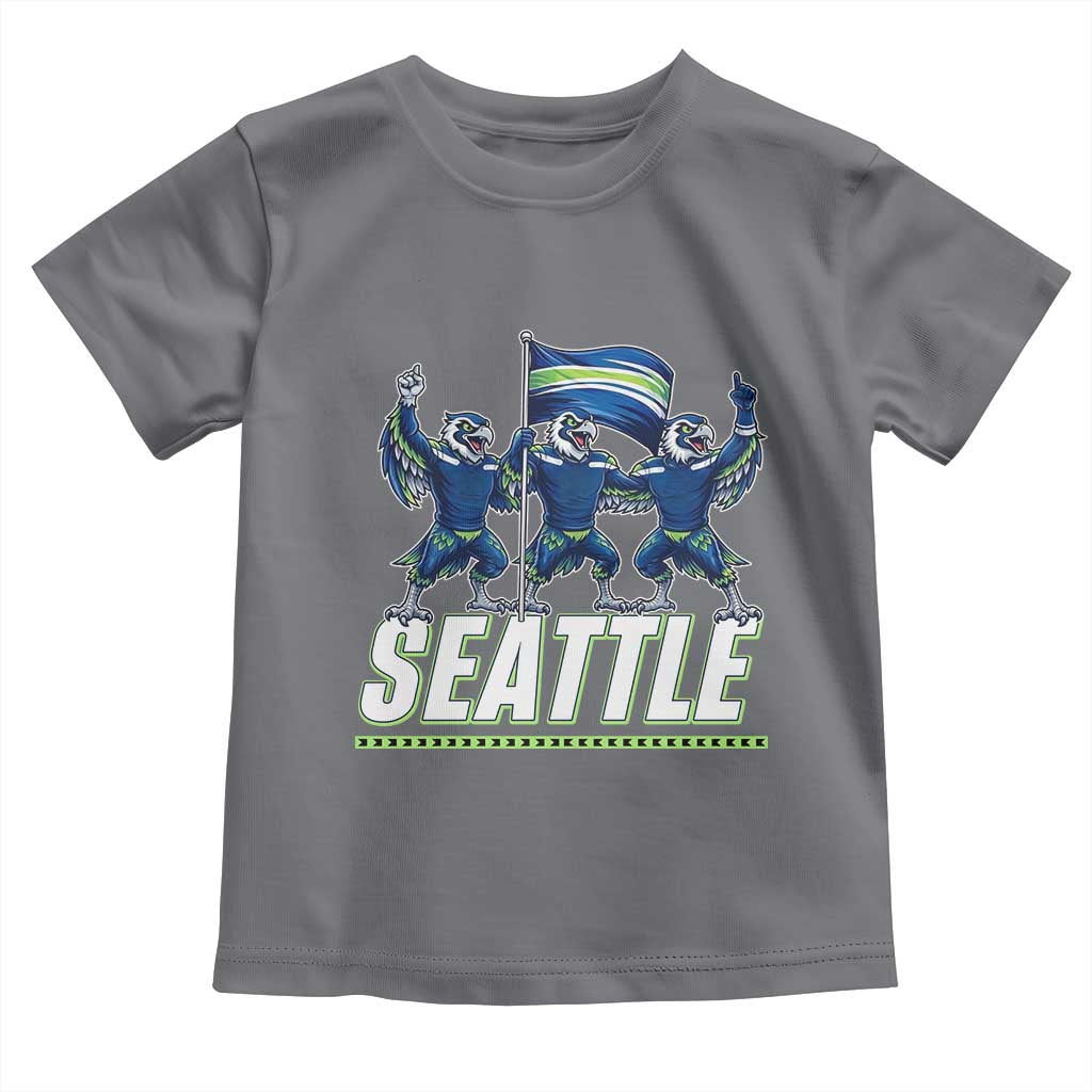 Seattle Fan Pride Victory Celebration Toddler T Shirt Gift For Sports Lovers TS12 Charcoal Print Your Wear