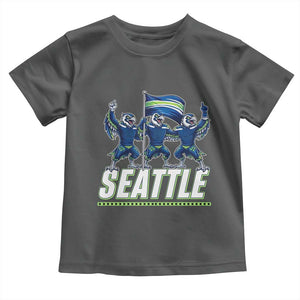 Seattle Fan Pride Victory Celebration Toddler T Shirt Gift For Sports Lovers TS12 Dark Heather Print Your Wear